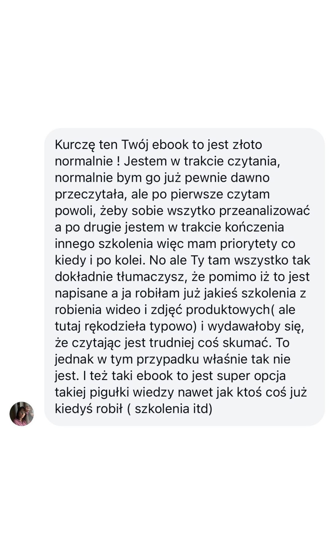 Wiadomość od czytelniczki